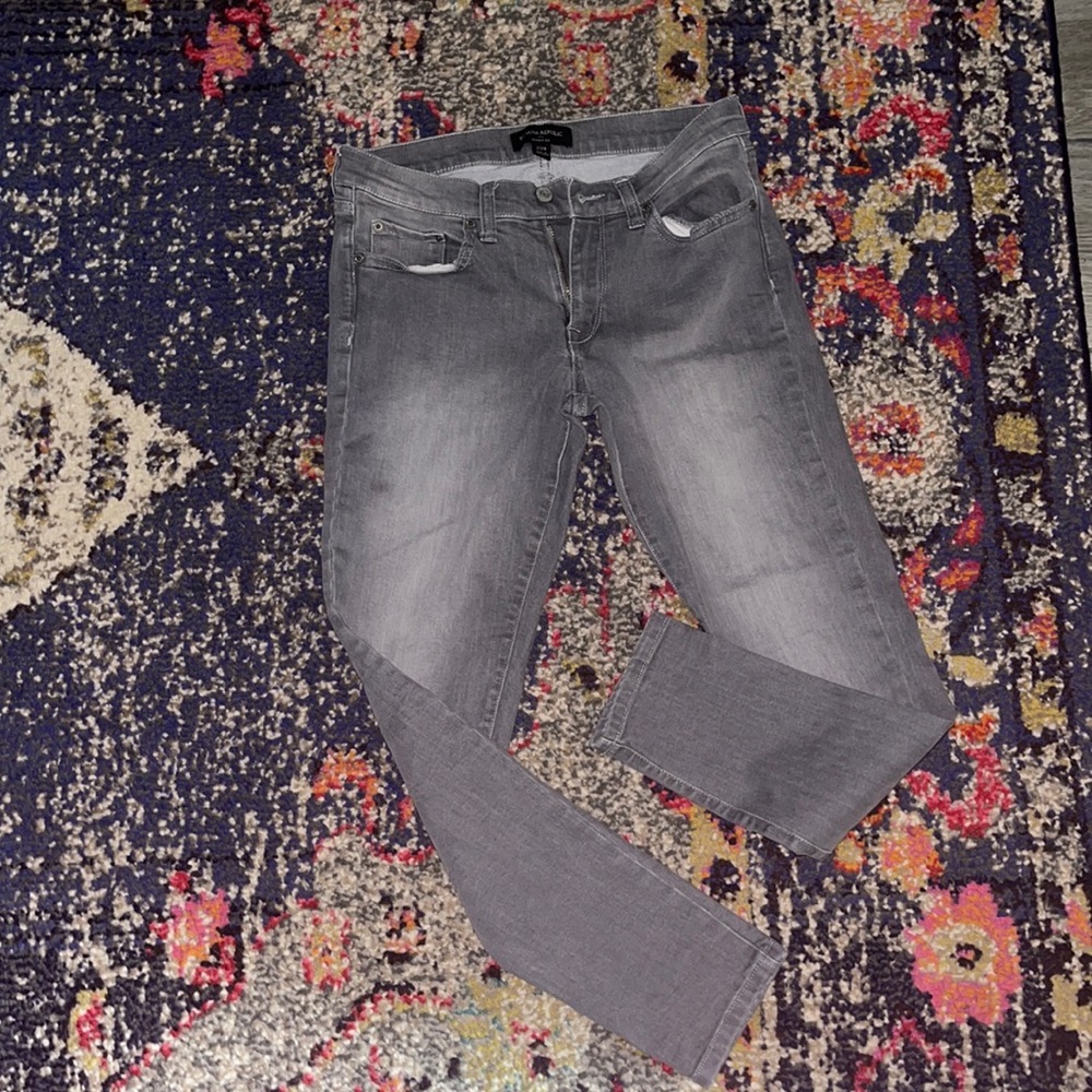 Banana Republic gray jeans